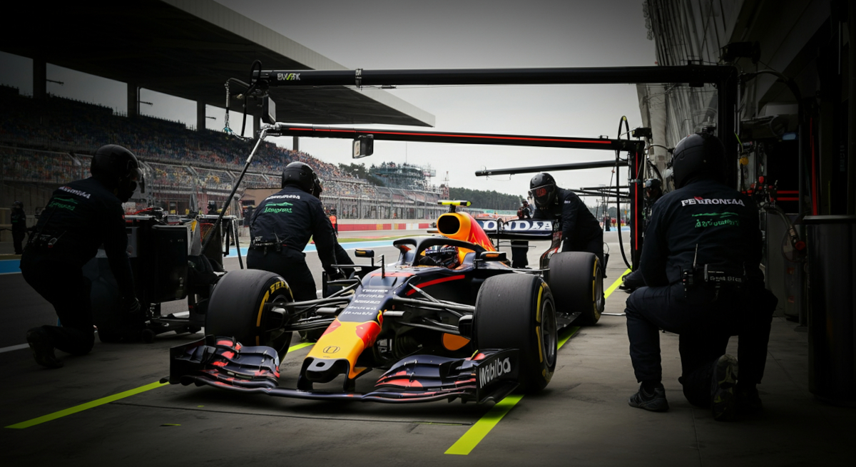 exploration du ponton de formule 1