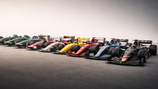 F1 livrées de la saison : Évolution des esthétiques au fil des années