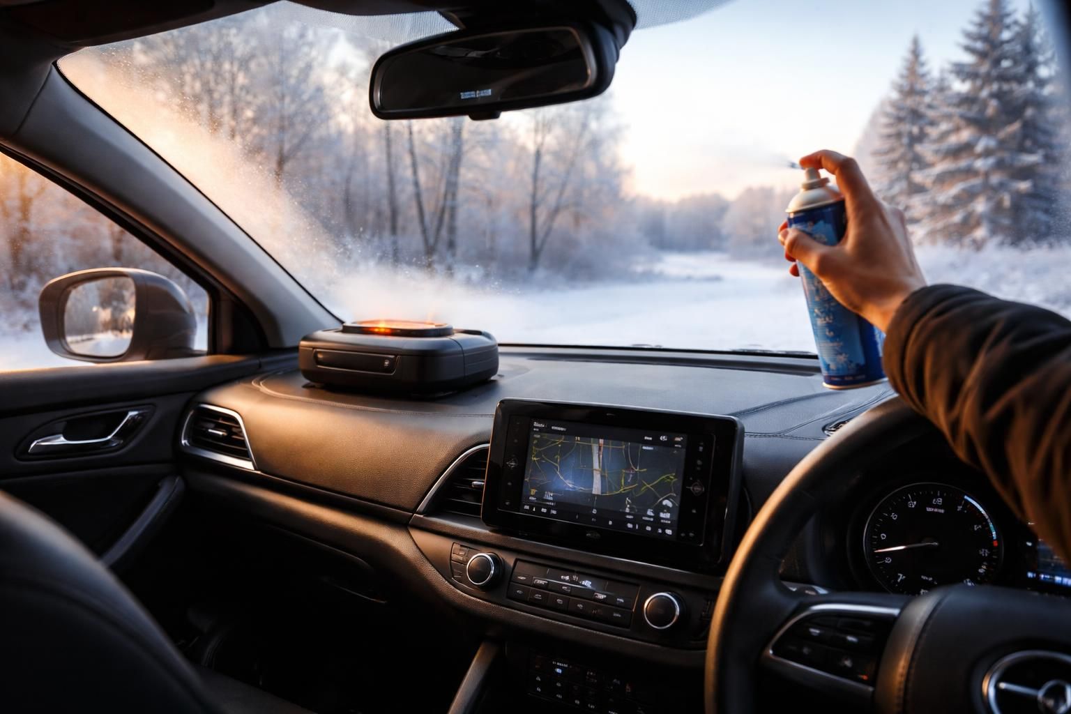 découvrez des solutions efficaces pour éviter l'accumulation de givre à l'intérieur de votre voiture et garder vos vitres dégagées en toute saison.