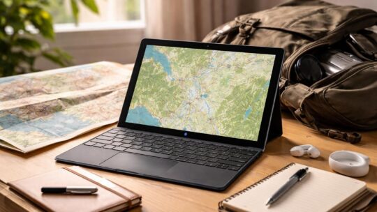 Cartes hors ligne : préparer une tablette Windows avant un grand trajet