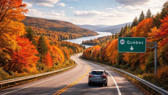 Distance entre Montreal et Quebec en voiture au Canada : conseils pour rendre votre trajet agréable