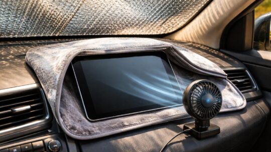 Protéger la tablette tactile de la chaleur en été dans l’habitacle, méthodes